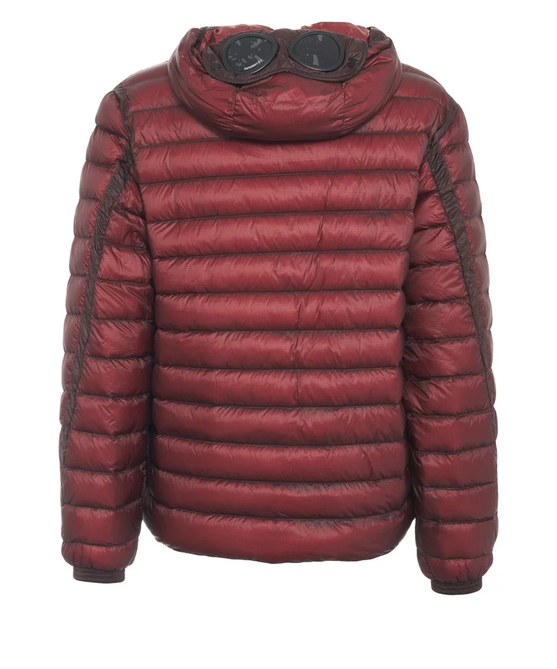 Giacca piumino con goggles
