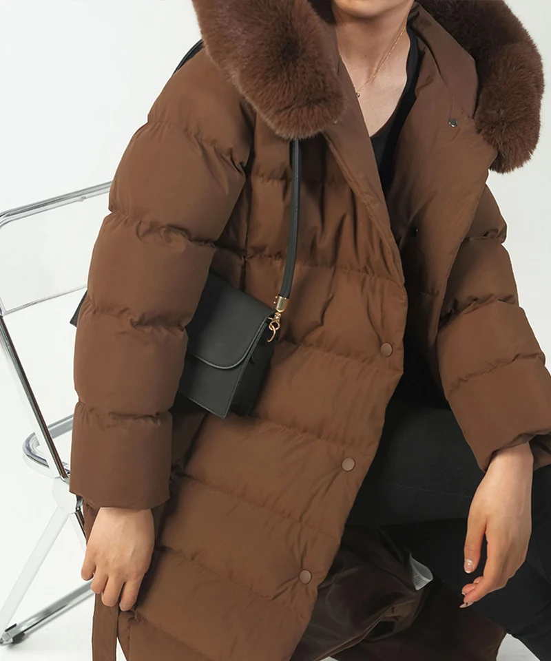 Parka May Dunkelbraun