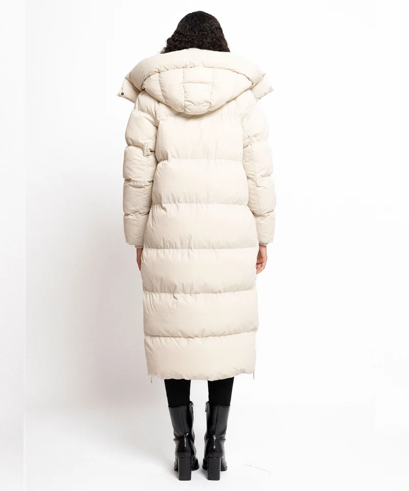 Oversize Jacke Addie Lang Beige