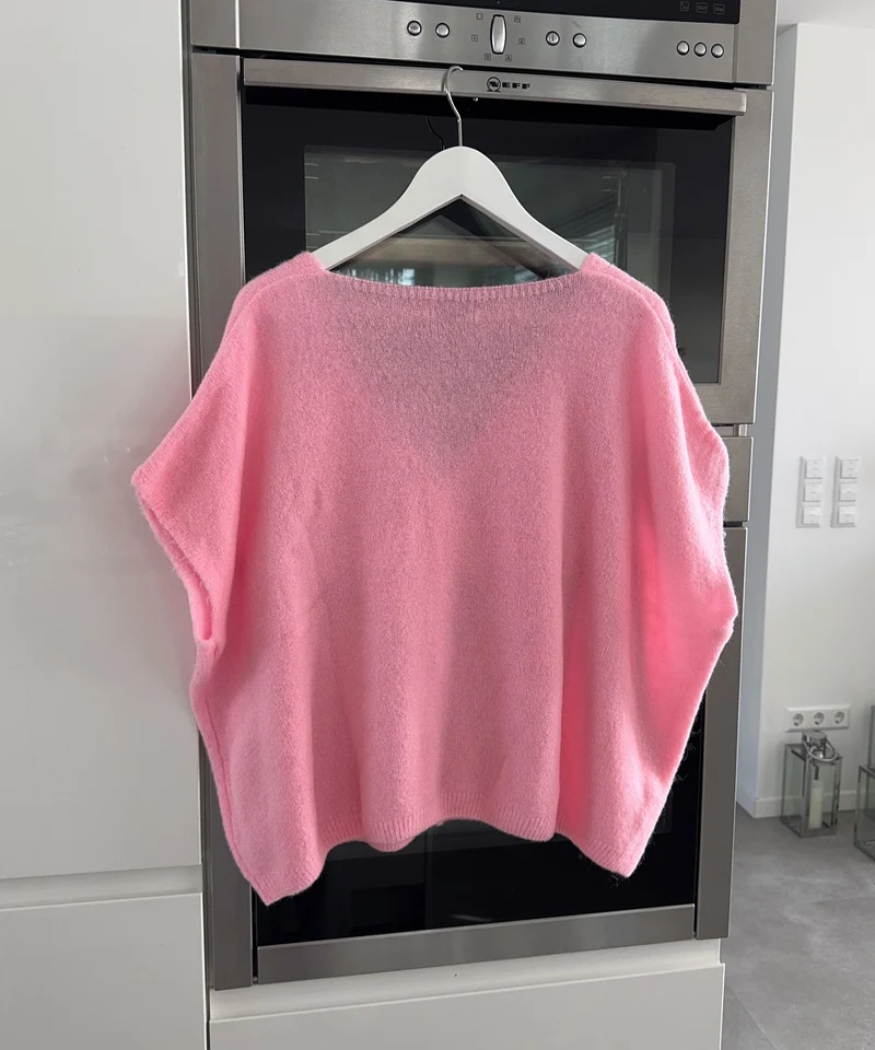 Kurzarm Cardigan Liz Rosa