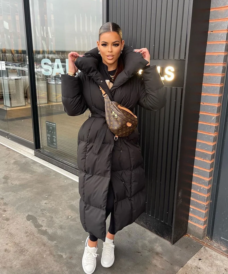 Oversize Parka Kyleih Schwarz