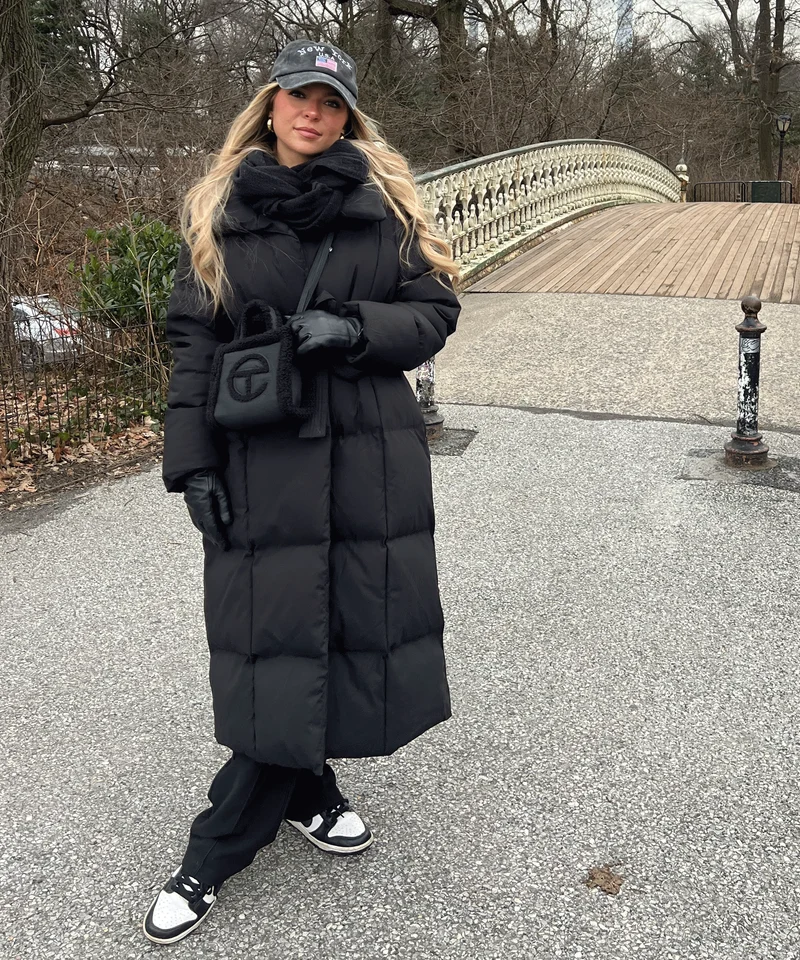 Oversize Parka Kyleih Schwarz