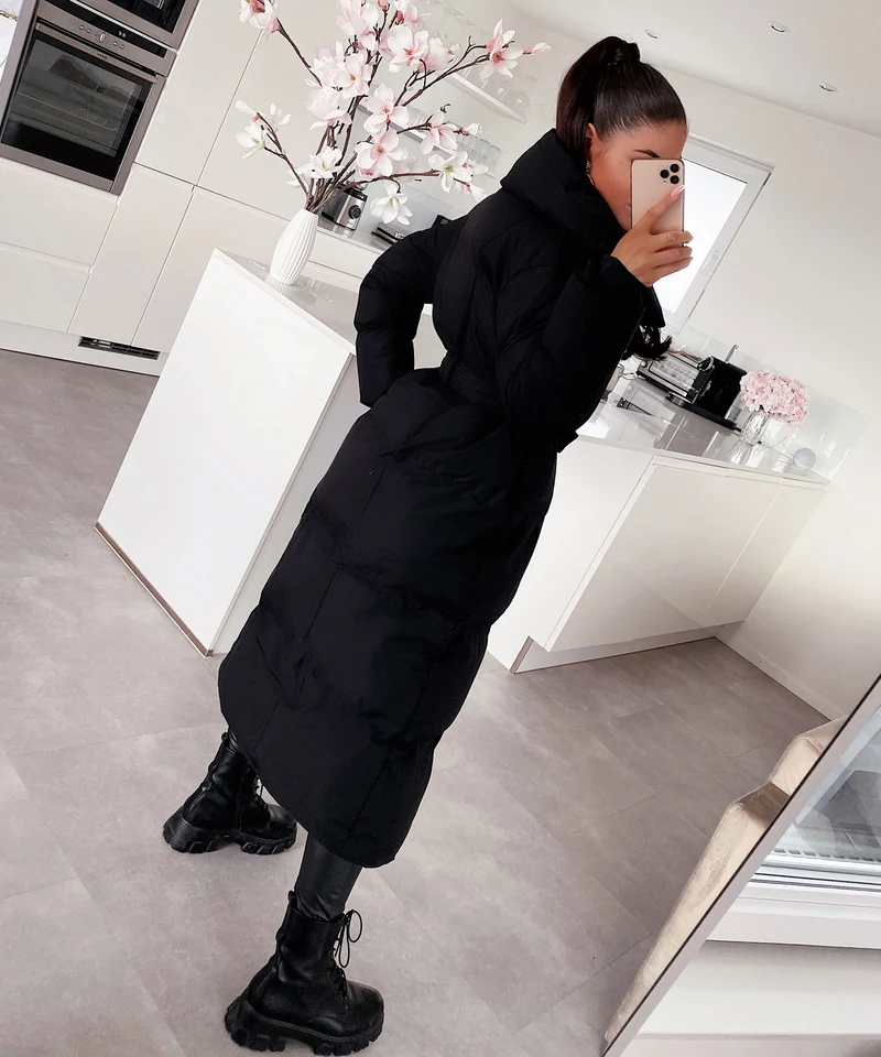 Oversize Parka Kyleih Schwarz