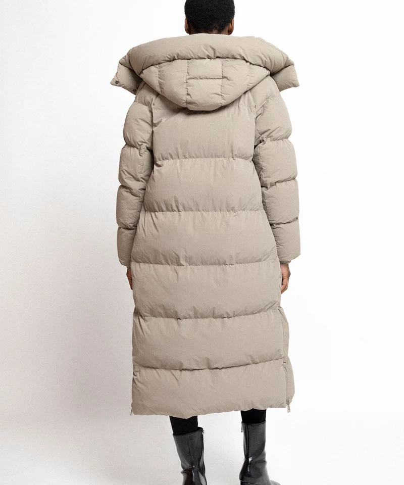 Oversize Jacke Addie Lang Taupe