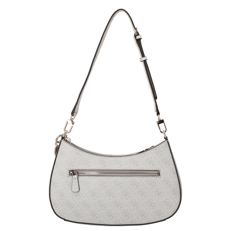 Guess Noelle II Top Zip - Bolso de hombro 28 cm (bone logo)