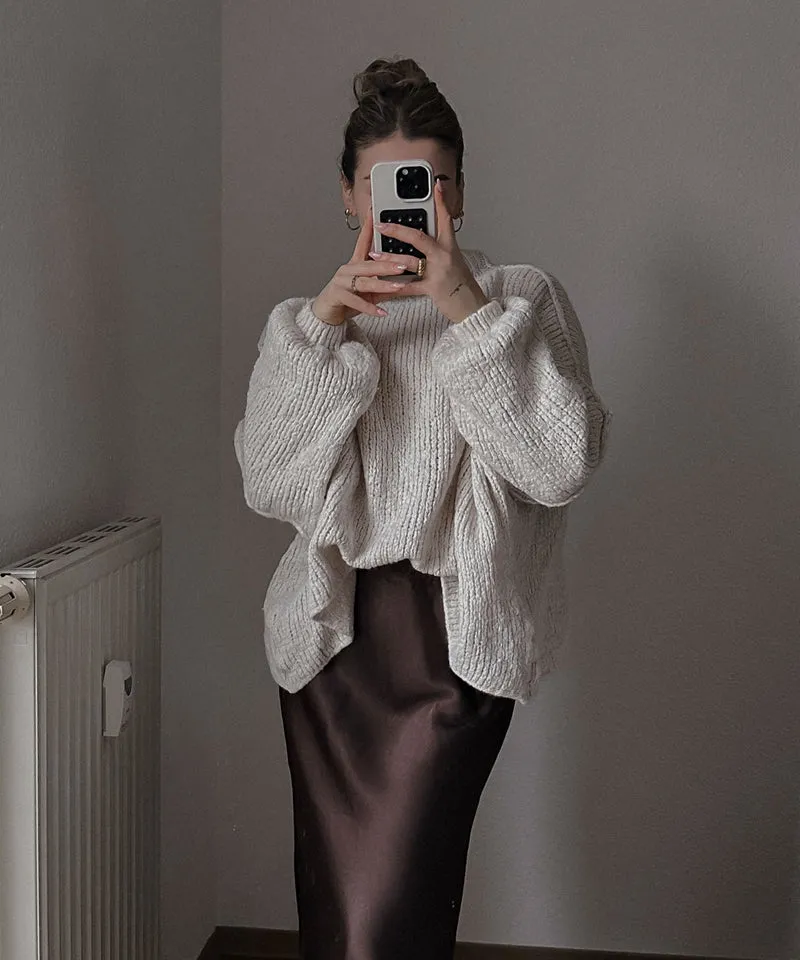 Oversize Pullover Nata Beige