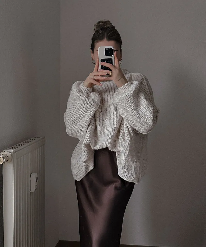 Oversize Pullover Nata Beige