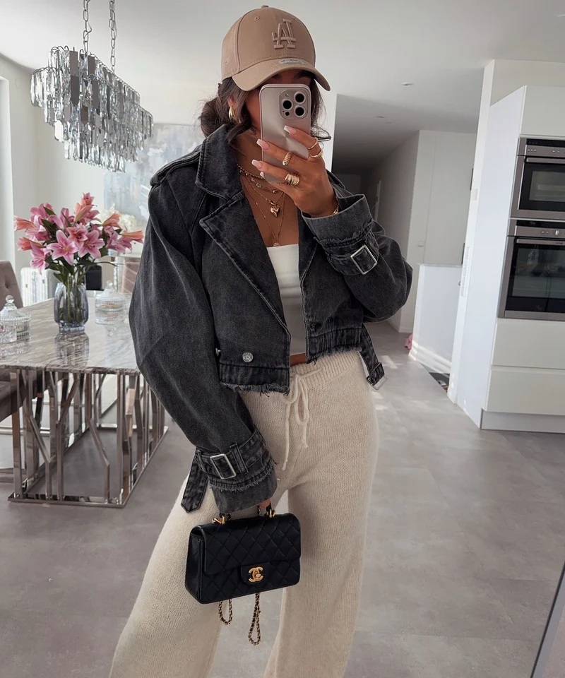 Jeans Trenchjacke Cia Grau