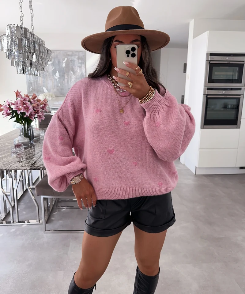 Oversize Pullover Joslin Rosa
