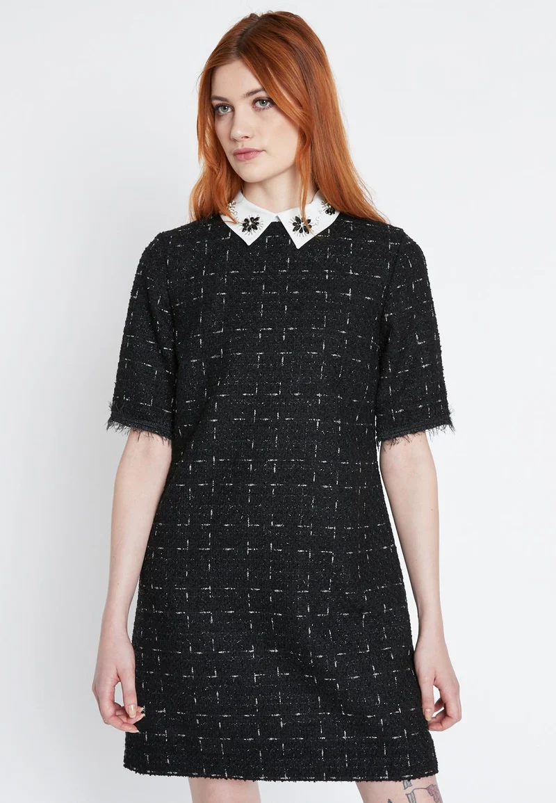 Bouclé Kleid Sadora