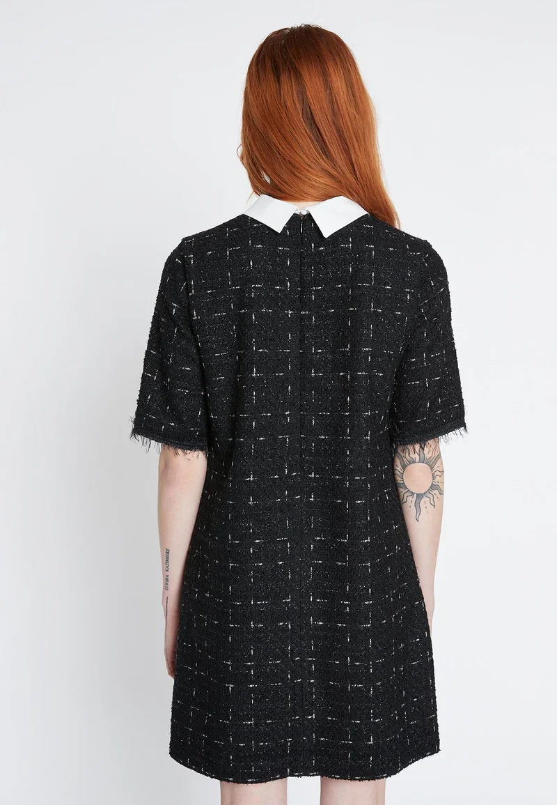 Bouclé Kleid Sadora