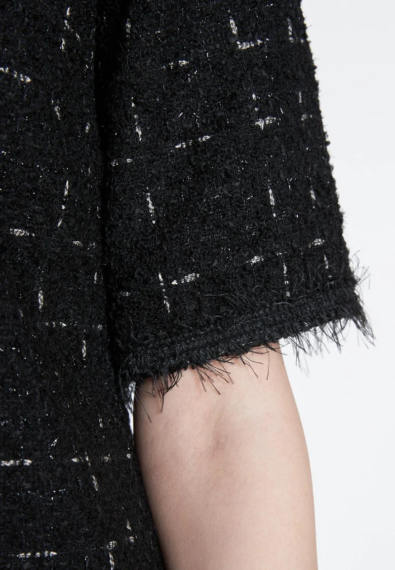 Bouclé Kleid Sadora