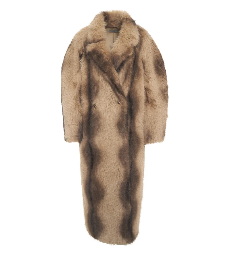Cappotto in pelliccia sintetica 'Eko'