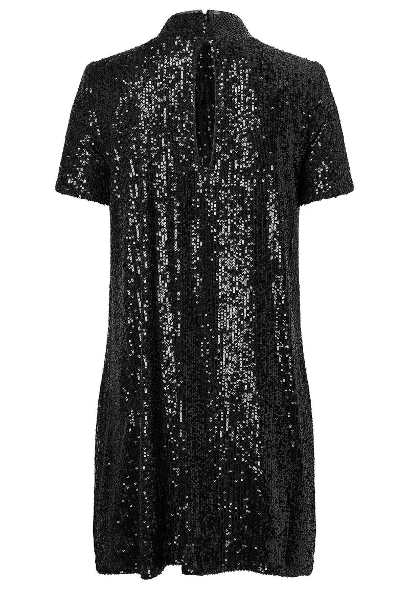 Pailletten Minikleid Salea