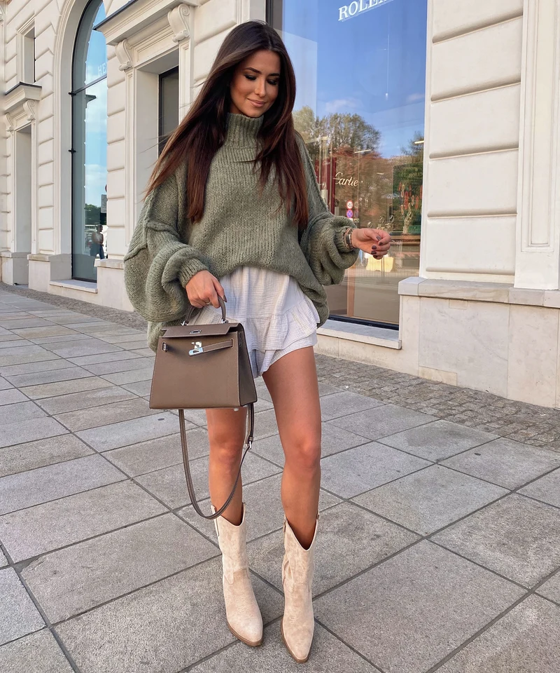 Oversize Pullover Nata Khaki