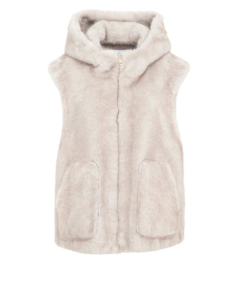Gilet in pelliccia sintetica