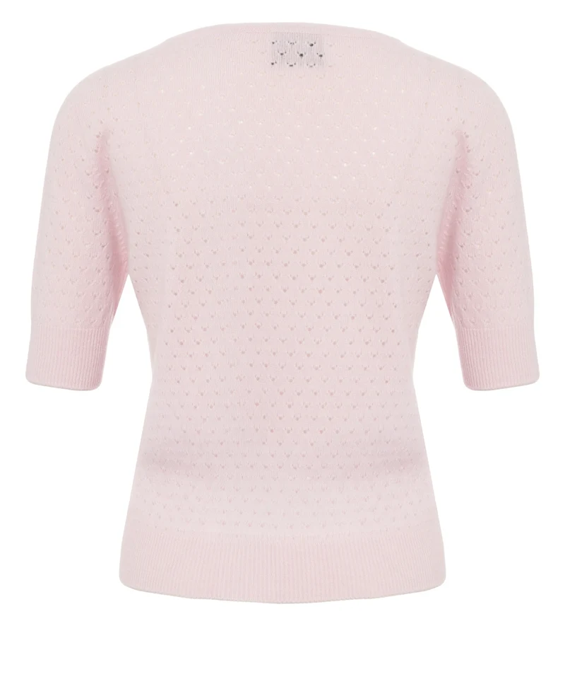 Top in maglia 'Celeste'