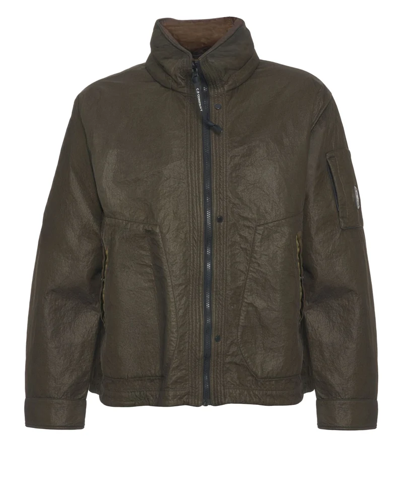 Giacca casual con patch logo