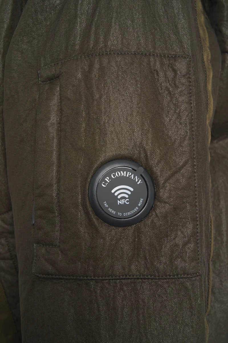 Giacca casual con patch logo