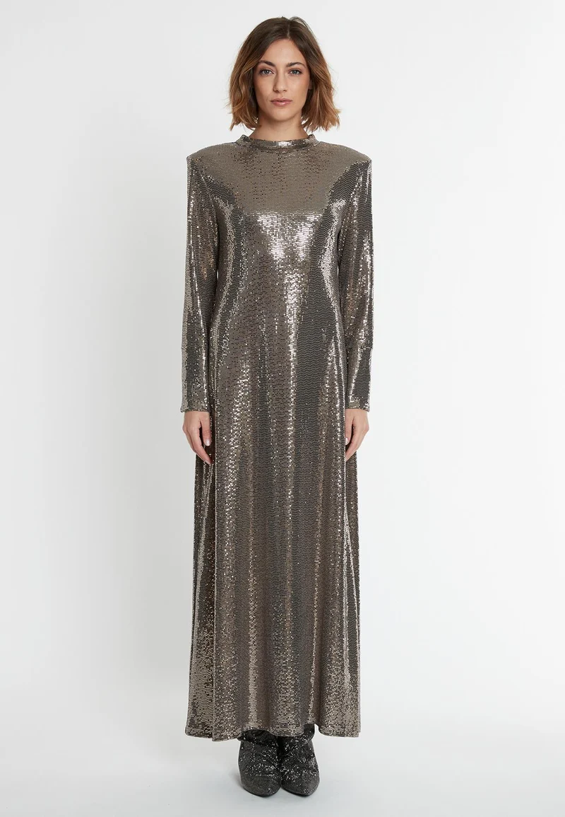 Pailletten Maxikleid Sagaty