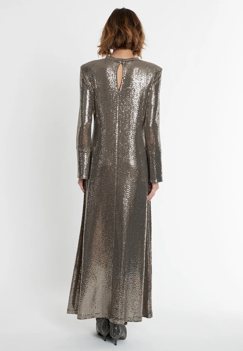 Pailletten Maxikleid Sagaty