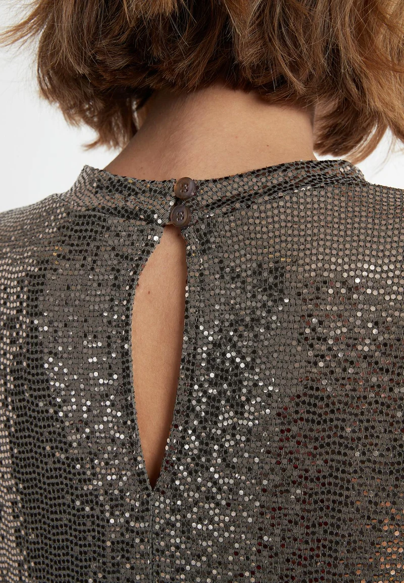 Pailletten Maxikleid Sagaty