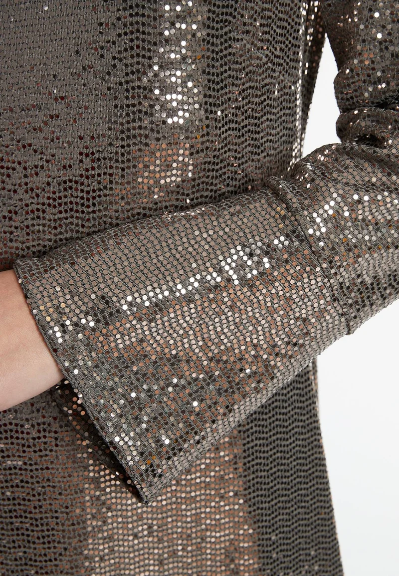 Pailletten Maxikleid Sagaty
