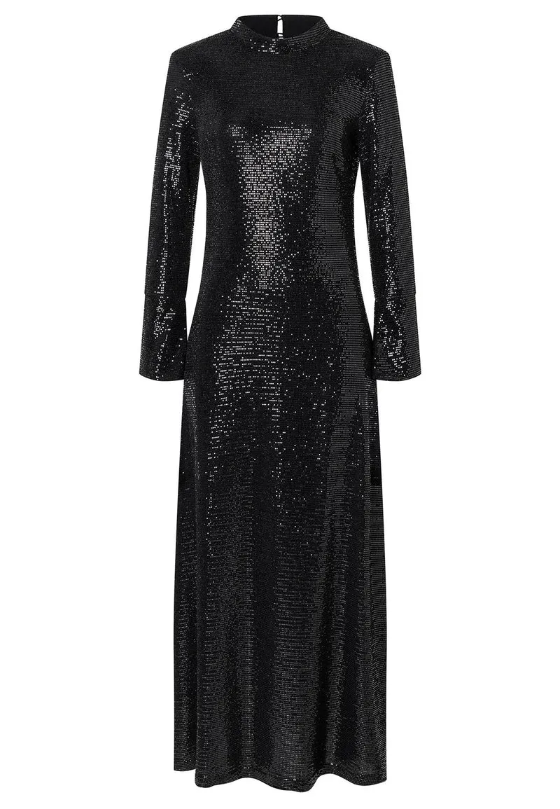 Pailletten Maxikleid Sagata