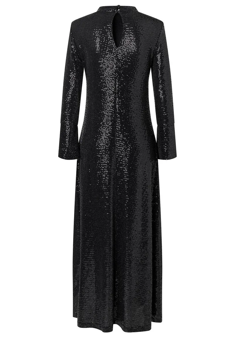 Pailletten Maxikleid Sagata