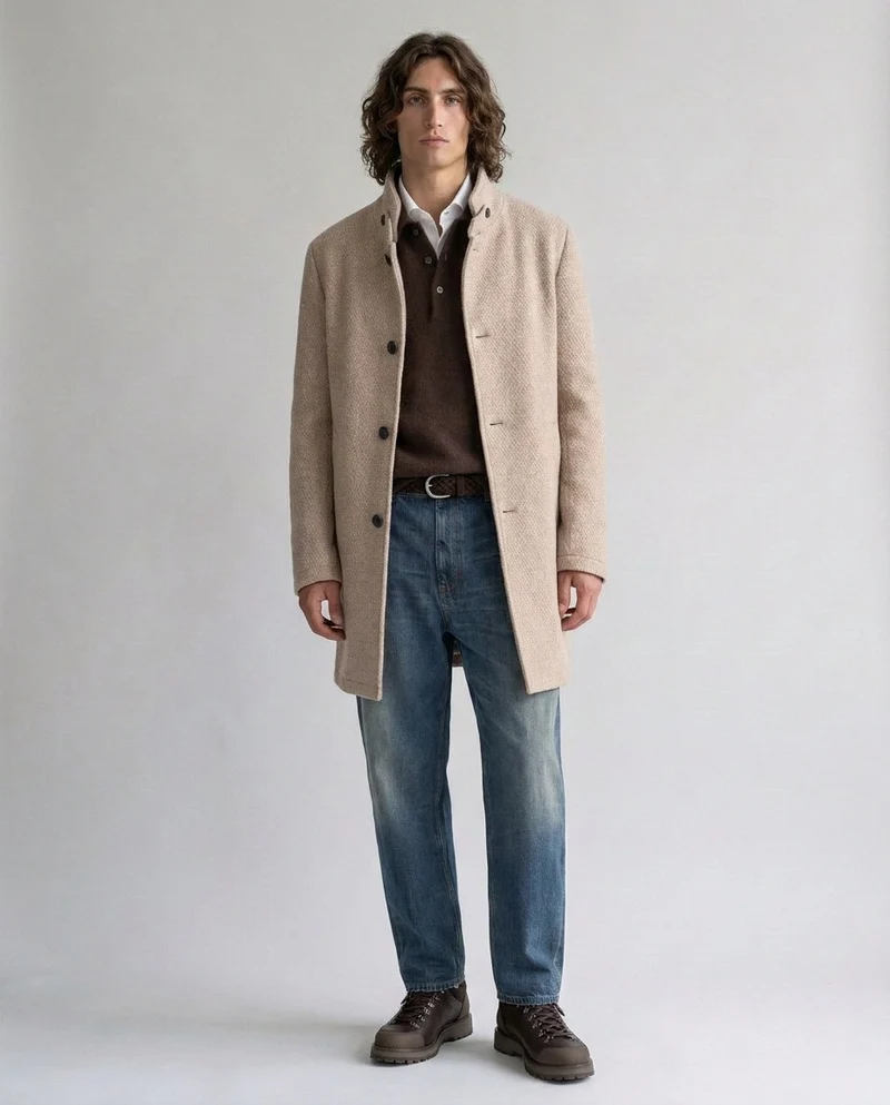 Cappotto in misto lana