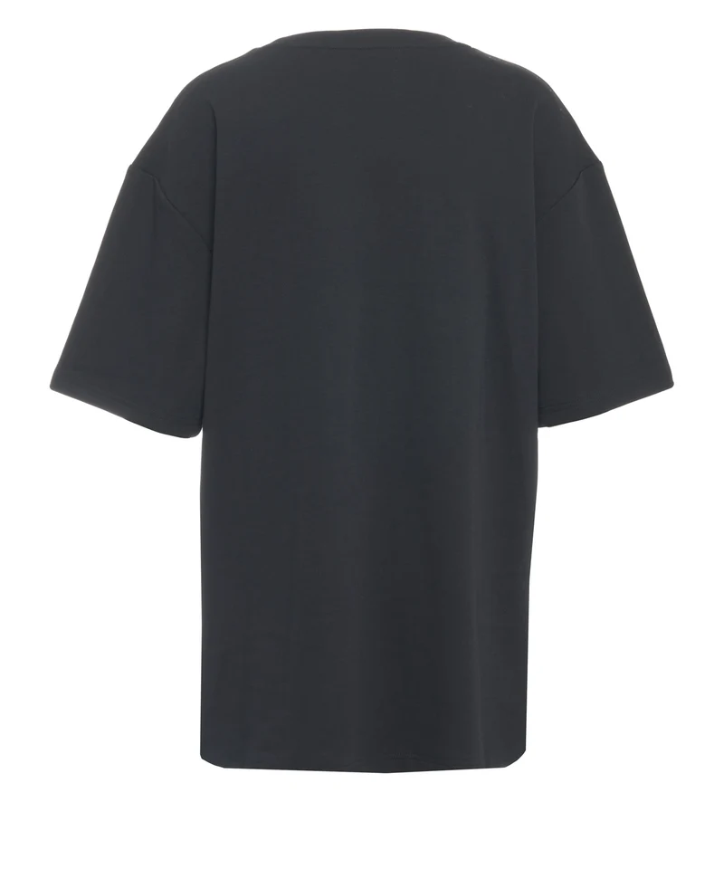 T-shirt con applicazione di strass