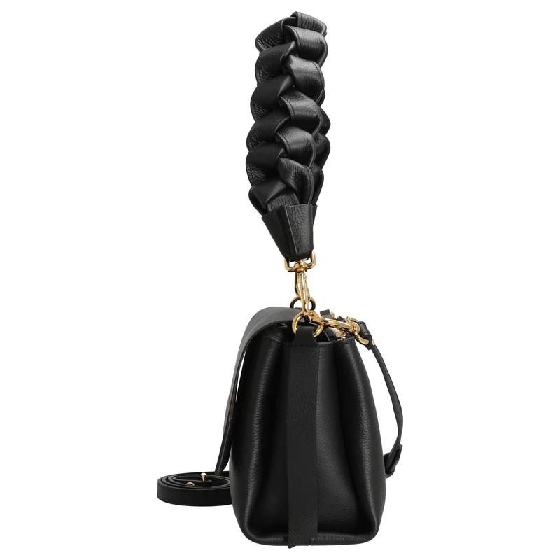 Coccinelle Boheme Grana Double - Bolso bandolera 26 cm (noir, cognac)