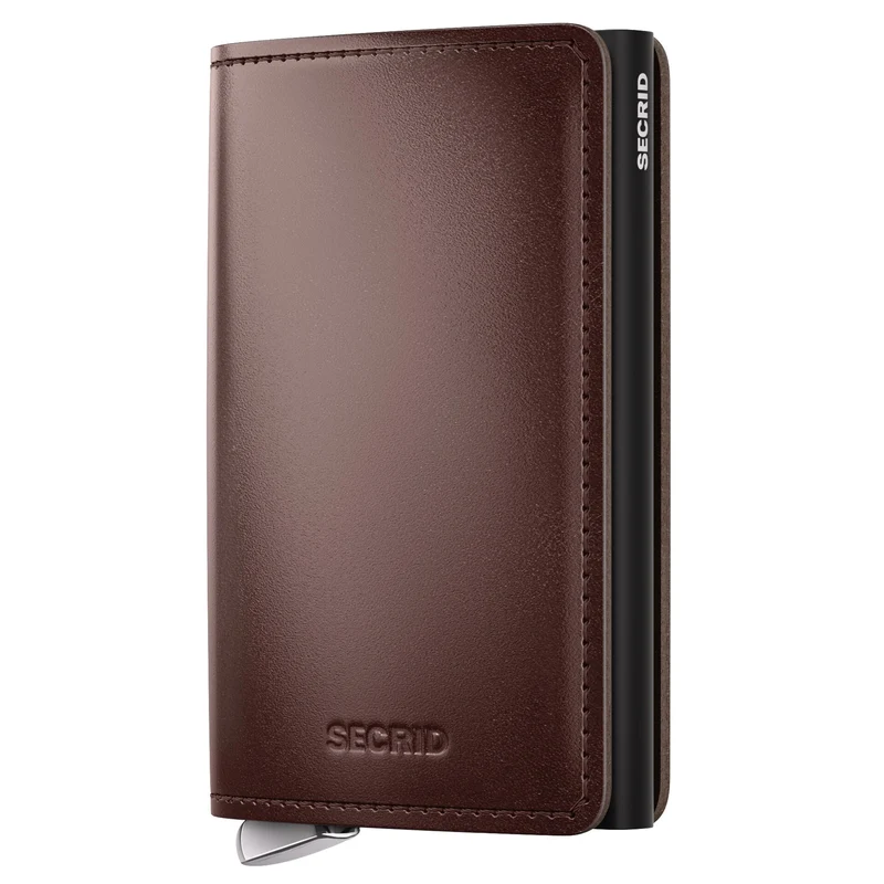 Secrid Dusk Slimwallet - Cartera 10.2 cm RFID (dark brown+)