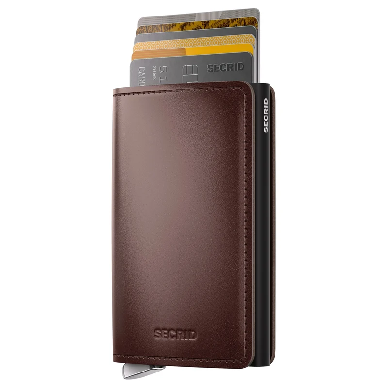 Secrid Dusk Slimwallet - Cartera 10.2 cm RFID (dark brown+)