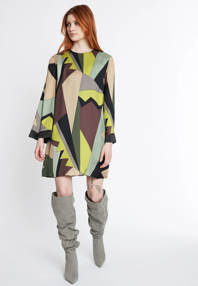 Langarmkleid Sarea