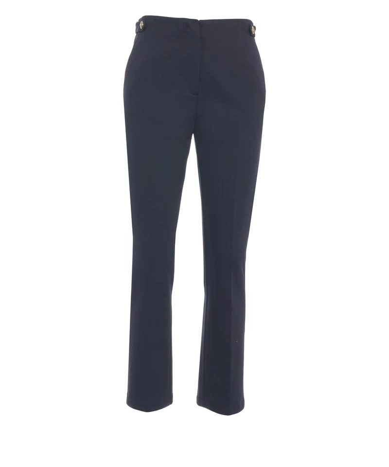 Pantaloni con bottoni decorativi