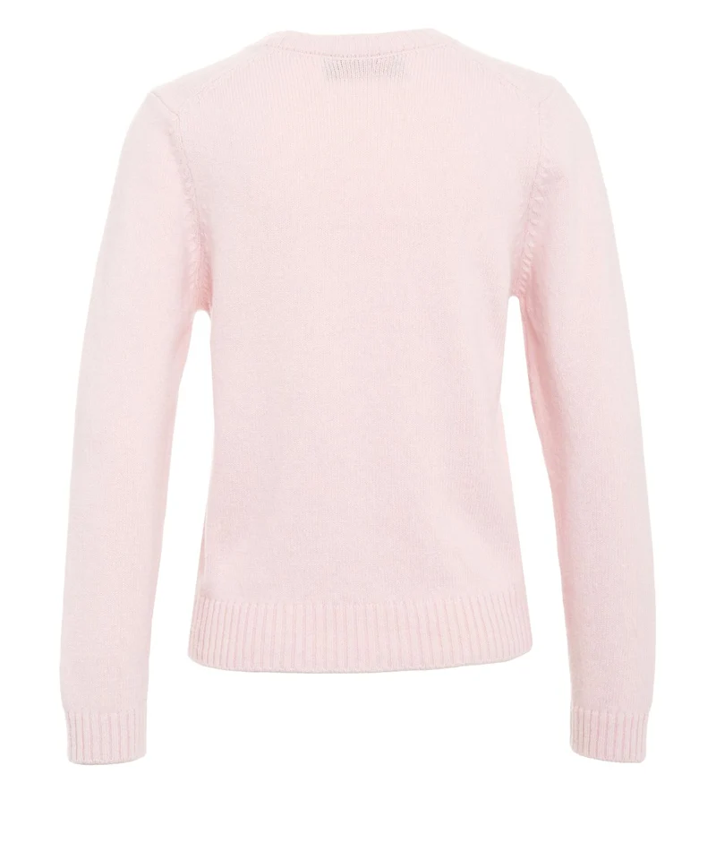 Maglione con ricamo logo