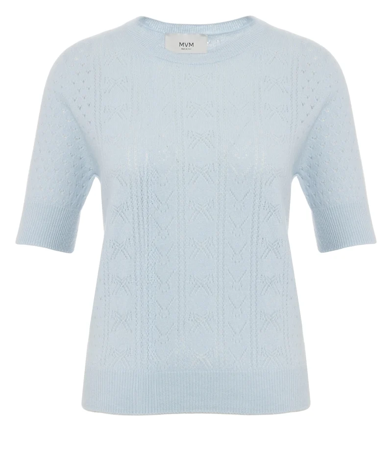 Top in maglia 'Celeste'