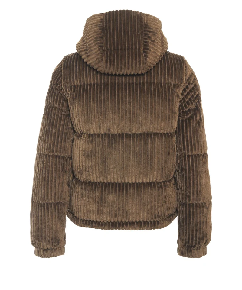 Giacca puffer in velluto a coste 'Nadege'