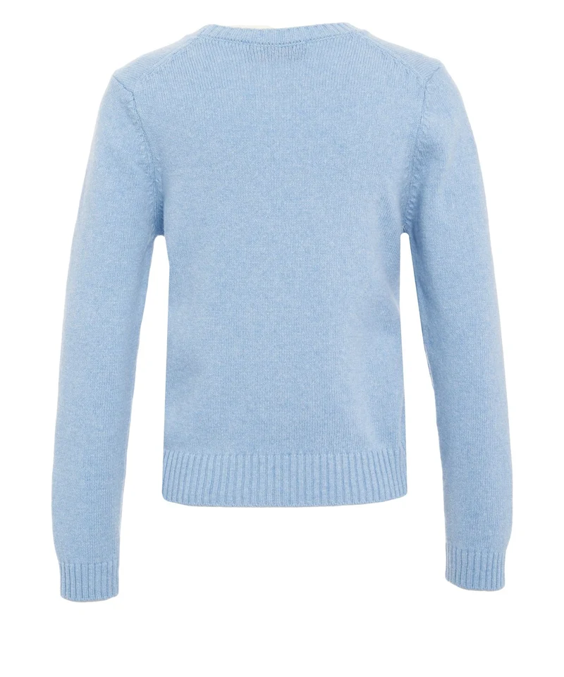 Maglione con ricamo logo