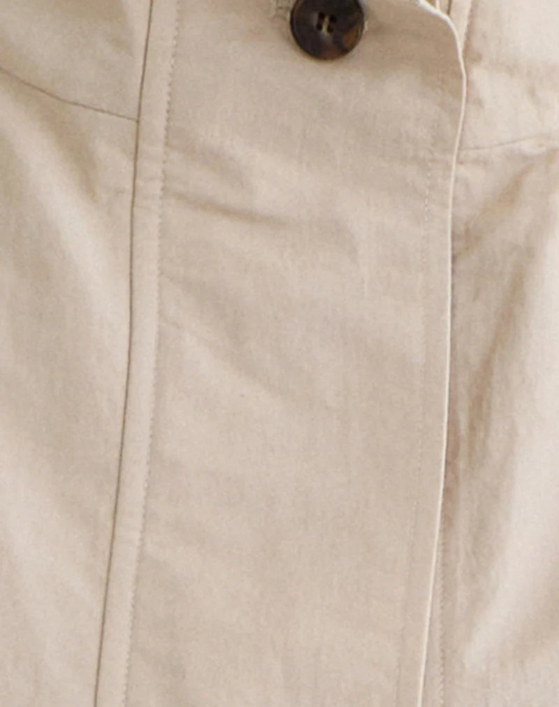 Saipul Oversize-Jacke in Beige