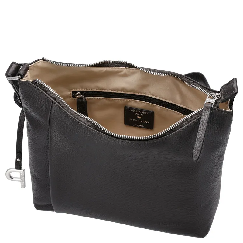 Picard Pure - Bolso bandolera 30 cm (cafe)