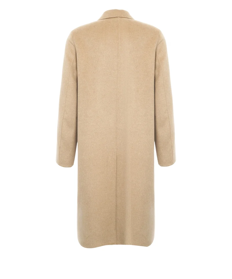 Cappotto in lana con alpaca