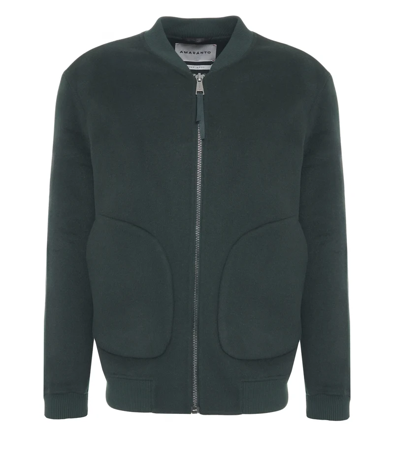 Giacca bomber in lana