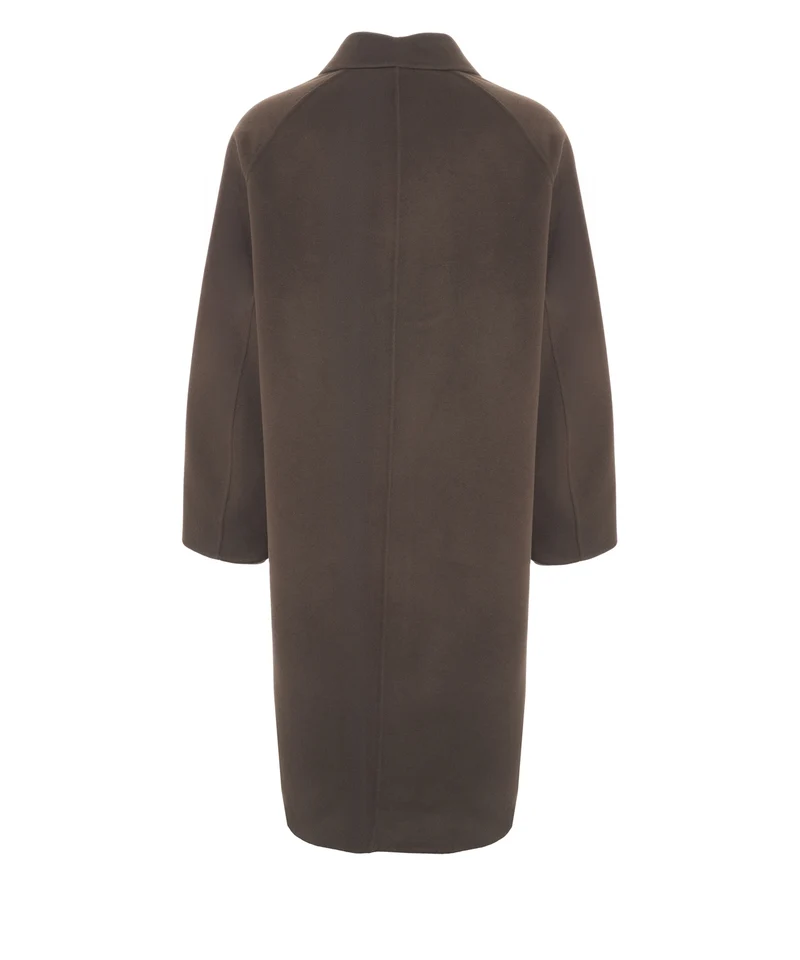 Cappotto con maniche raglan