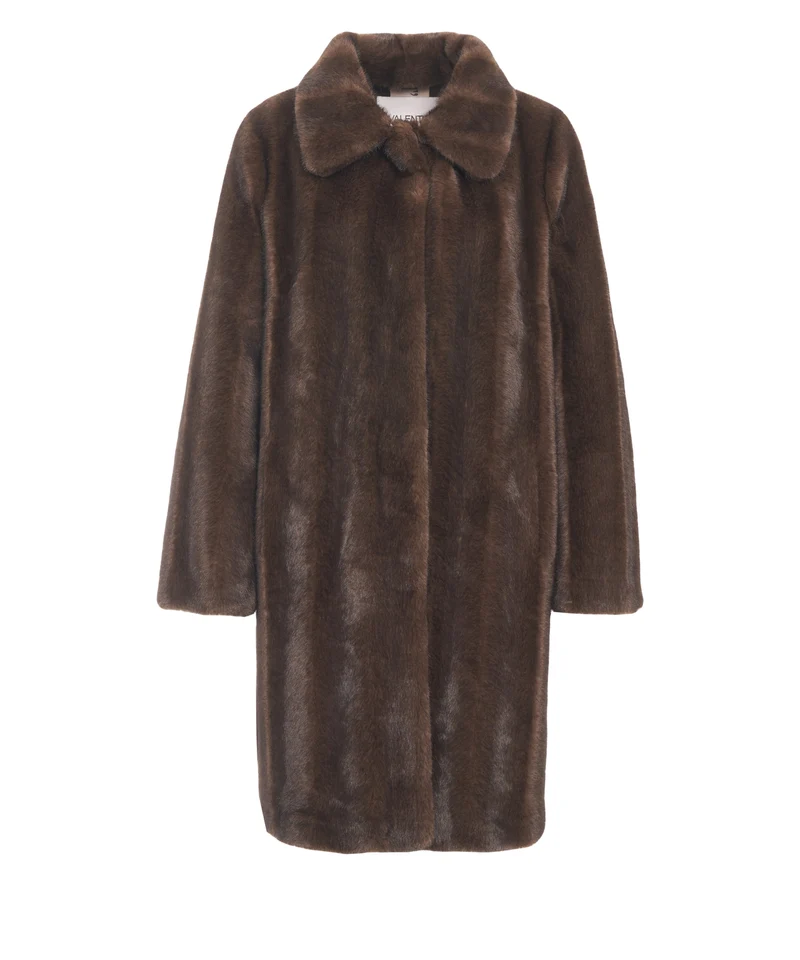 Cappotto in pelliccia sintetica