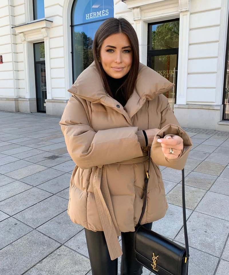 Jacke Kyleih Kurz Camel