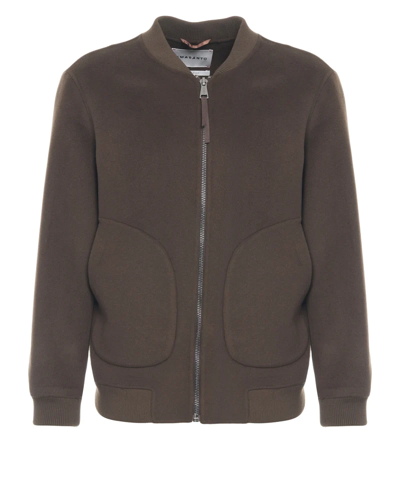 Giacca bomber in lana