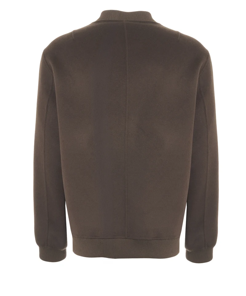 Giacca bomber in lana