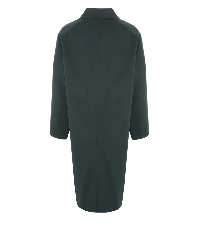 Cappotto con maniche raglan